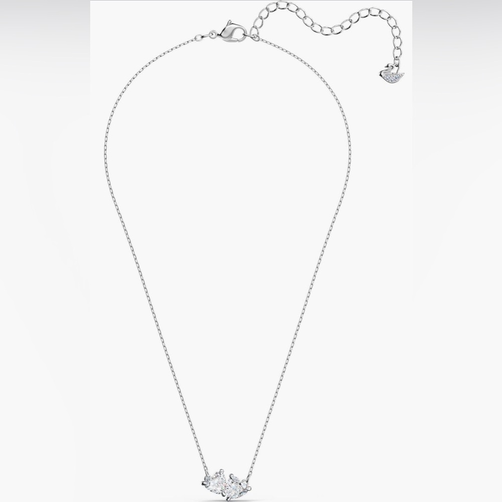 Swarovski Crystal Hearts Pendant Necklace